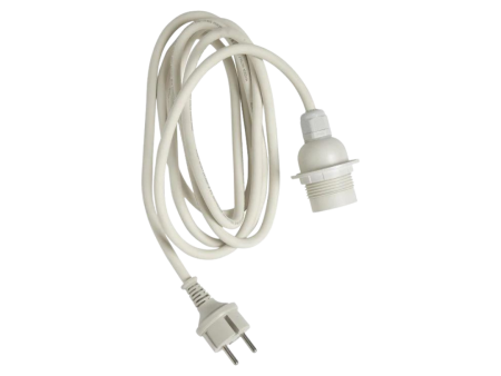 Wire set for outdoor use (white) Hot on Sale