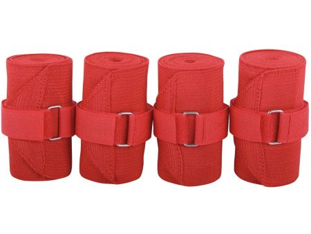 Harry s Horse Bandages Élastique Rouge For Sale