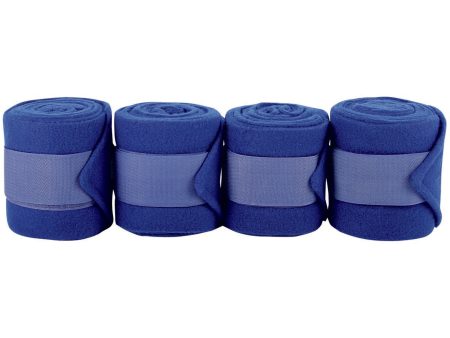 Harry s Horse Bandages Fleece 4pc Bleu For Cheap