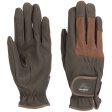 Harry s Horse Gants d Équitation Domy Suede Mesh Marron Online Hot Sale