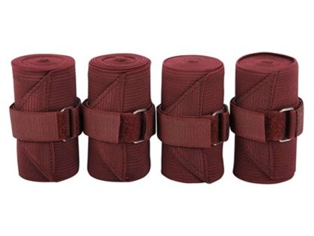 Harry s Horse Bandages Élastique avec Fleece Bordeaux Online now