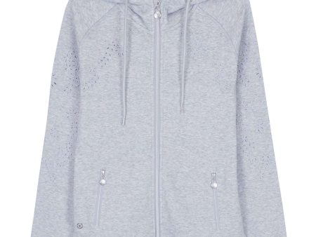 Harcour Pull col Veste Sweet Gris Mélangé Hot on Sale