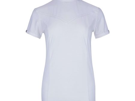 Harcour Polo Evita Manches Courtes Femme Blanc For Cheap